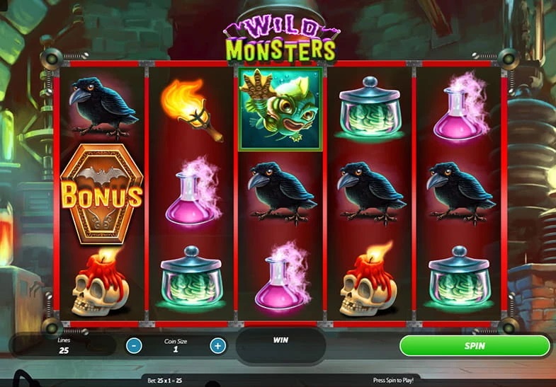 Các biểu tượng của Wild monster slot tại Vinbet